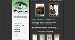 Desktop Screenshot of optik-plagemann.de